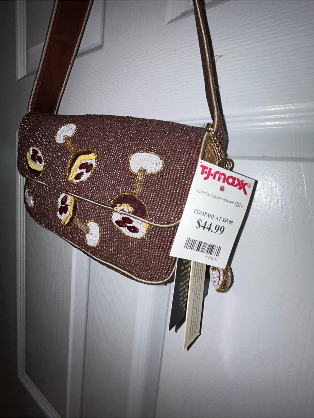 TJ Maxx beaded espresso martini purse - Picture 11 of 15